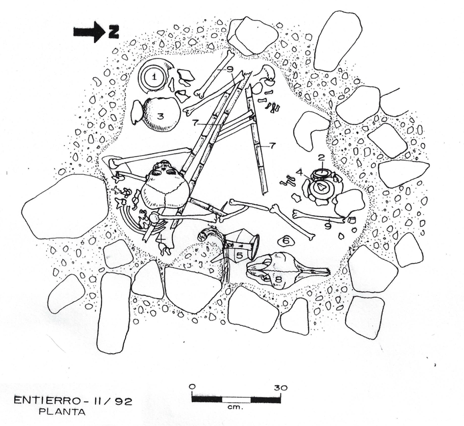 Entierro 11/92, Huaca Cao Viejo (Complejo Arqueológico El Brujo archives).